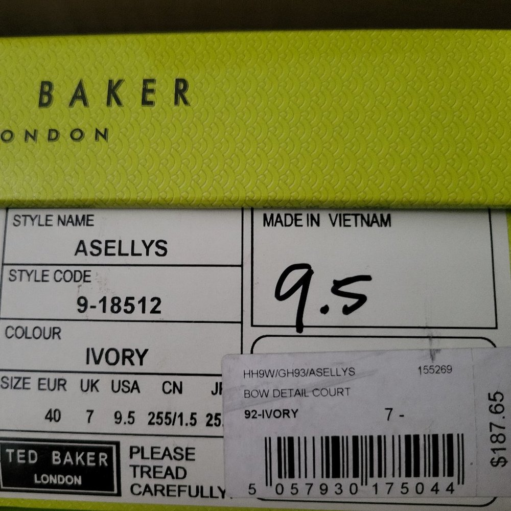 Kate spade asellys ivory heels - Picture 2 of 4